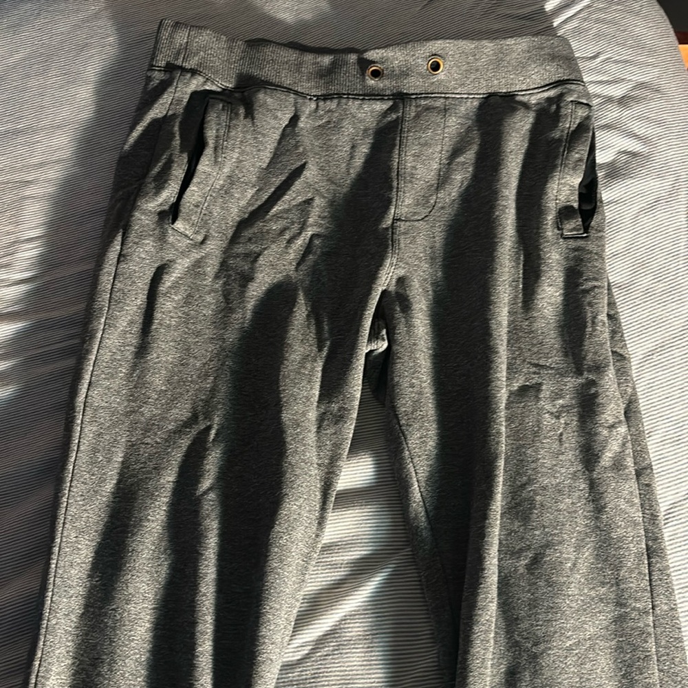 Gray sweatpants